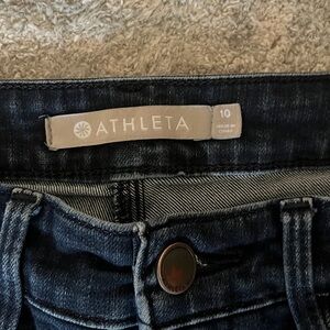 Athleta Women's Dark Indigo Straight Leg Jeans